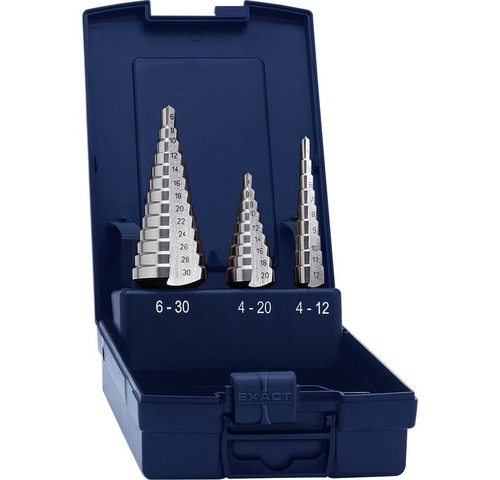 Eventus by Exact Metallbohrer Eventus by Exact 15332 HSS Stufenbohrer-Set 3teilig 4 - 12 mm, 4 - 20 Eventus by Exact Metallbohrer Eventus by Exact 15332 HSS Stufenbohrer-Set 3teilig 4 - 12 mm, 4 - 20 von Eventus by Exact