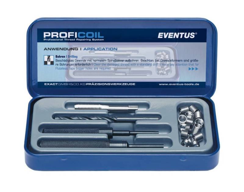 Eventus by Exact Montagewerkzeug Eventus by Exact 40304 Gewindereparatursatz 9teilig M4 von Eventus by Exact