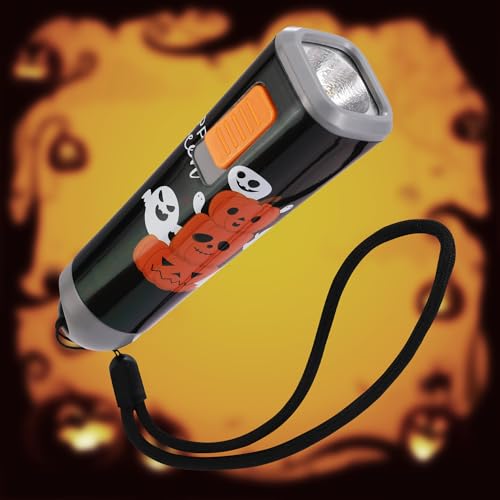 EverBrite Taschenlampe mit Kordel Schwarz, LED kleine Taschenlampe 1W mit 3 AAA Batterien, Geschenke Mitgebsel von EverBrite