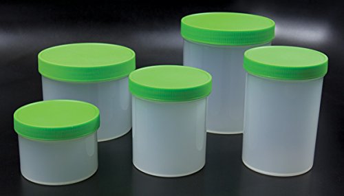 Evergreen 064224 Probebehälter mit weißem Schraubverschluss, 400 ml (24 Stück) von EverGreen