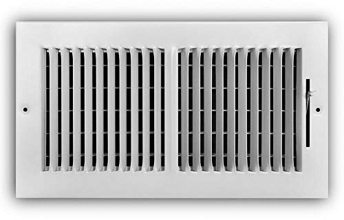 Everbilt 30,5 cm x 15,2 cm 2-Wege Wand Deckenöffnung Register Raumluftdämpfer von Everbilt