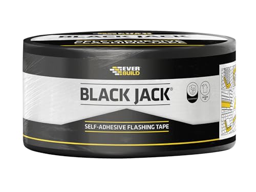 Everbuild EVBFLAS075 75 mm x 10 m schwarz Jack Flash Handel Befestigung Glue_P - 100 mm x 10 m von Everbuild