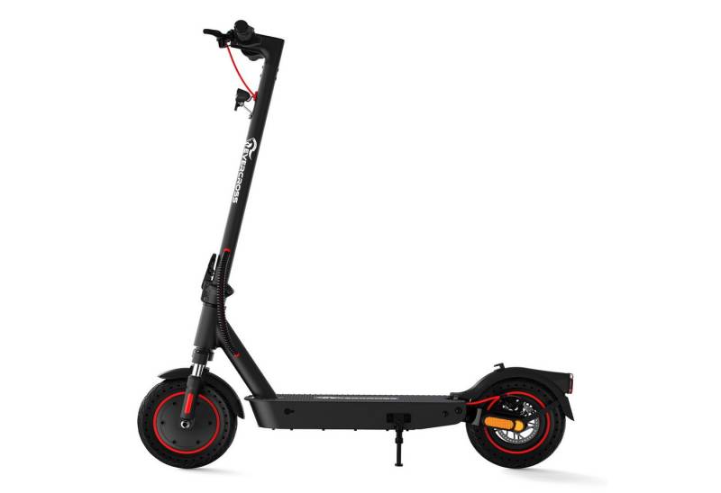 EVERCROSS TECH E-Scooter EV10KP mit Straßenzulassung (ABE), 10'' klappbarer Elektroroller, 35KM, 20,00 km/h, mit APP, 10,4AH Akku, MAX 20KM/H, duales Bremssystem von EVERCROSS TECH