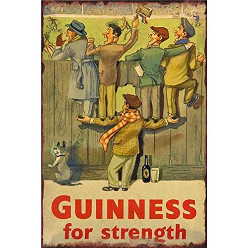 Everett Goodman Home Decor – Vintage-Schild Guinness Strength 20,3 x 30,5 cm Metall-Blechschild Everett Goodman Home Decor – Vintage-Schild Guinness Strength 20,3 x 30,5 cm Metall-Blechschild von Everett Goodman
