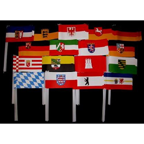 Everflag Bundesländer-Set Aller Bundesländer + Deutschland = 170 Fähnchen! von Everflag