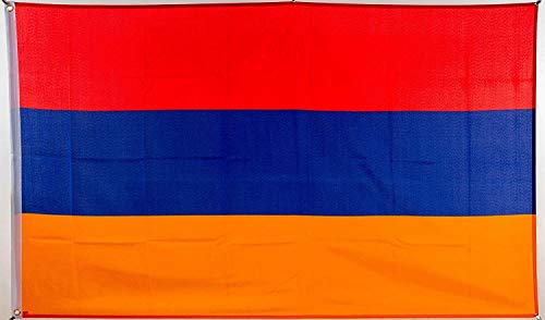 Everflag Flagge Armenien 90 x 150 cm mit Ösen + Aufkleber von Everflag