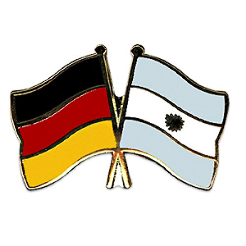 Everflag Freundschaftspin: Deutschland-Argentinien von Everflag