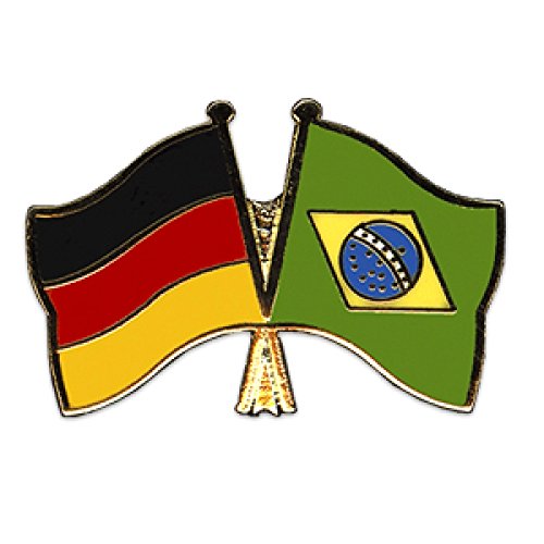 Everflag Freundschaftspin: Deutschland-Brasilien von Everflag