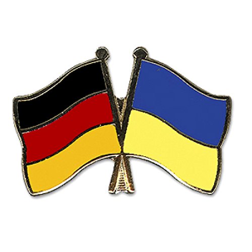 Everflag Freundschaftspin: Deutschland-Ukraine von Everflag