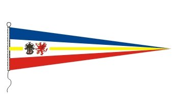 Everflag Langwimpel: Mecklenburg-Vorpommern + Wappen 200cm von Everflag