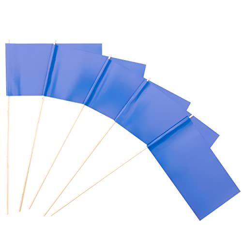 Everflag Papierfähnchen: Blau 250er Packung von Everflag