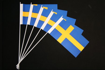 Everflag Papierfähnchen: Schweden 250er Packung von Everflag