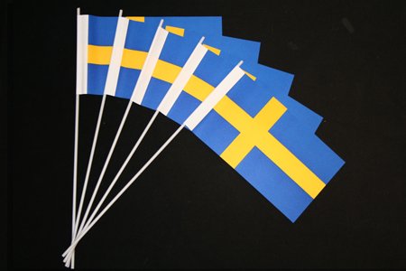 Everflag Papierfähnchen: Schweden 50er Packung von Everflag