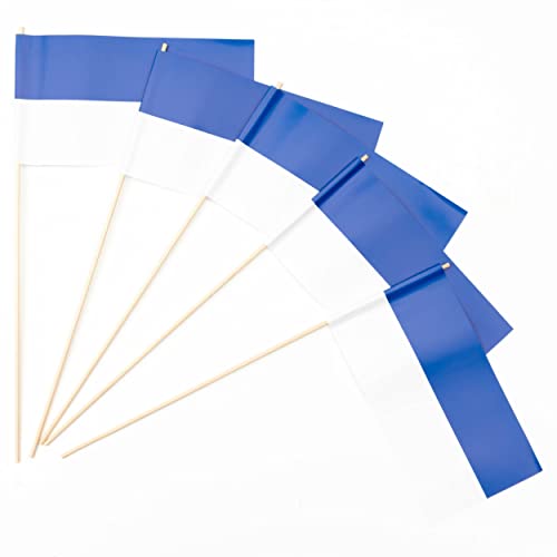 Everflag Papierfähnchen: blau-weiß 1000er Packung von Everflag