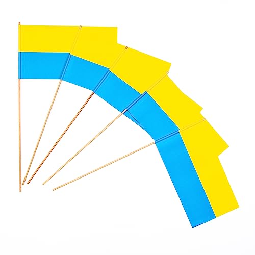 Everflag Papierfähnchen: gelb-blau 250er Packung von Everflag