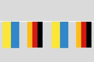Everflag Party-Flaggenkette : Deutschland - Ukraine Länge ca.: 20,20m von Everflag