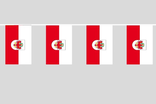 Everflag Party-Flaggenkette : Tirol Länge ca.: 15,80m von Everflag