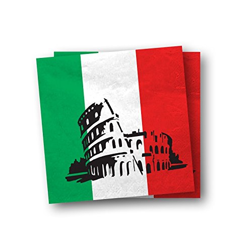 Everflag Party-Servietten Italien mit Colosseum von Everflag