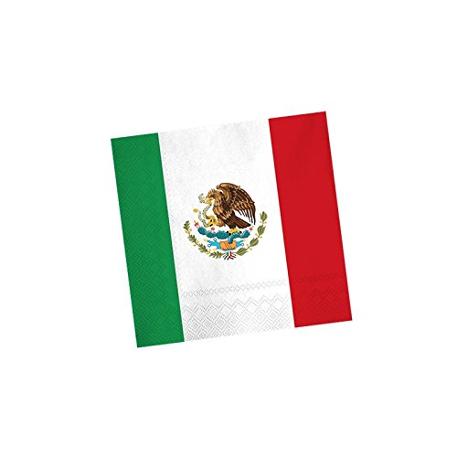 Everflag Party-Servietten Mexiko mit Wappen von Everflag