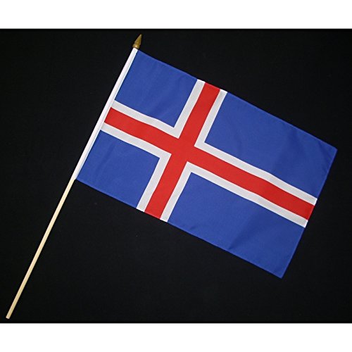 Everflag Stock-Flagge 30 x 45 : Island von Everflag