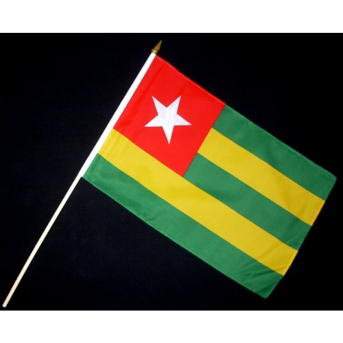 Everflag Stock-Flagge 30 x 45 : Togo von Everflag