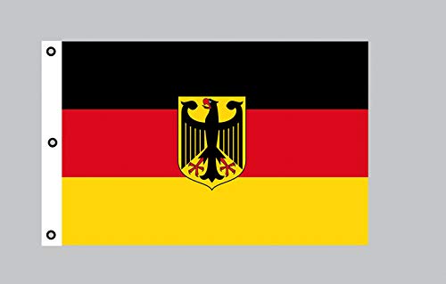 Everflag XXL Flagge Deutschland mit Adler in 3m x 5m. von Everflag
