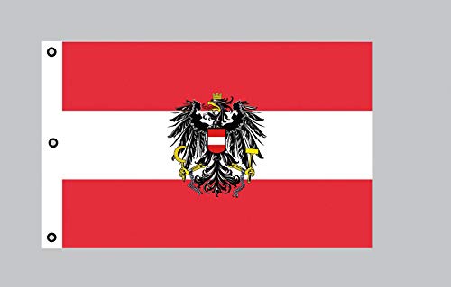 Everflag XXL Flagge Österreich mit Wappen in 3m x 5m. von Everflag