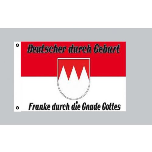 Everflag Flagge 90 x 150 : Franke durch die Gnade Gottes von Everflag