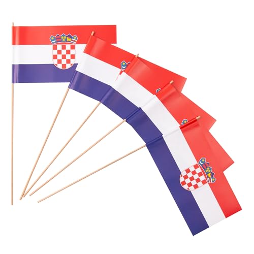 Papierfähnchen: Kroatien 50er Packung von Everflag