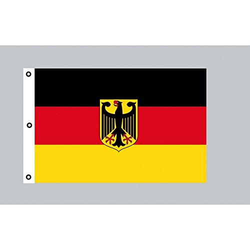 Everflag Riesen-Flagge: Deutschland mit Adler 150cm x 250cm von Everflag