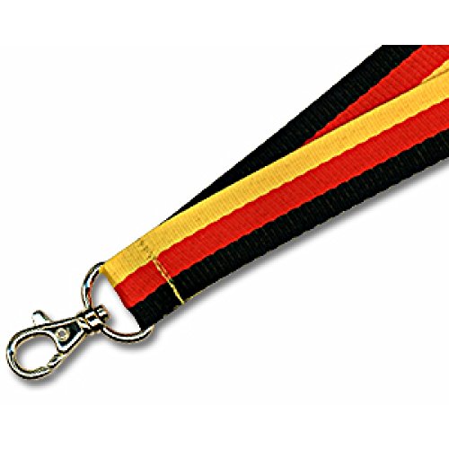 Everflag Schlüsselband : Deutschland mit Karabiner von Everflag