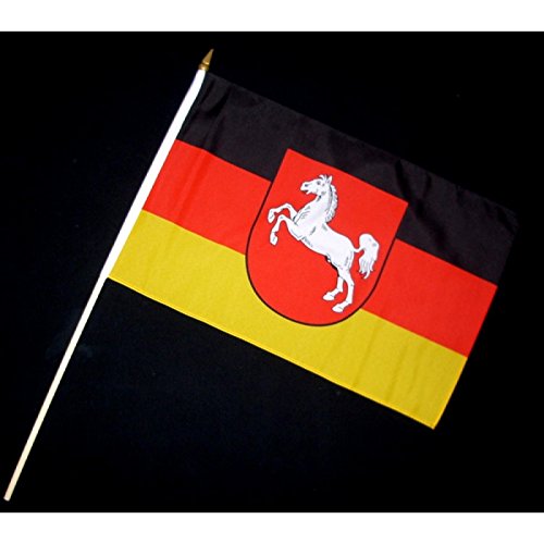 Everflag Stock-Flagge 30 x 45 : Niedersachsen von Everflag