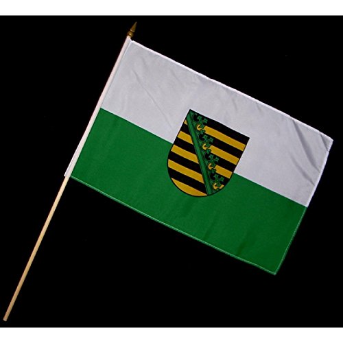 Everflag Stock-Flagge 30 x 45 : Sachsen von Everflag