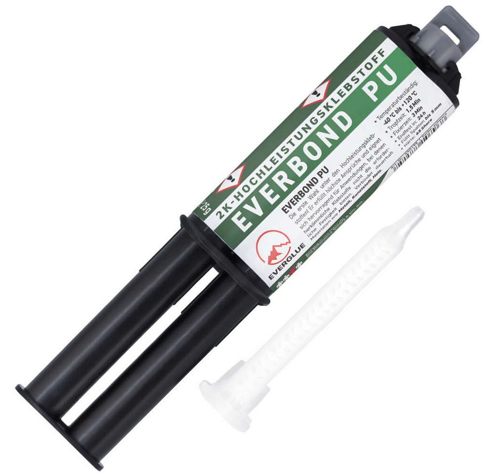 Everglue 2-Komponentenkleber Everglue 2K Everbond PU 3 Minuten Sofortkleber 25g Doppelspritze 1:1 Everglue 2-Komponentenkleber Everglue 2K Everbond PU 3 Minuten Sofortkleber 25g Doppelspritze 1:1 von Everglue