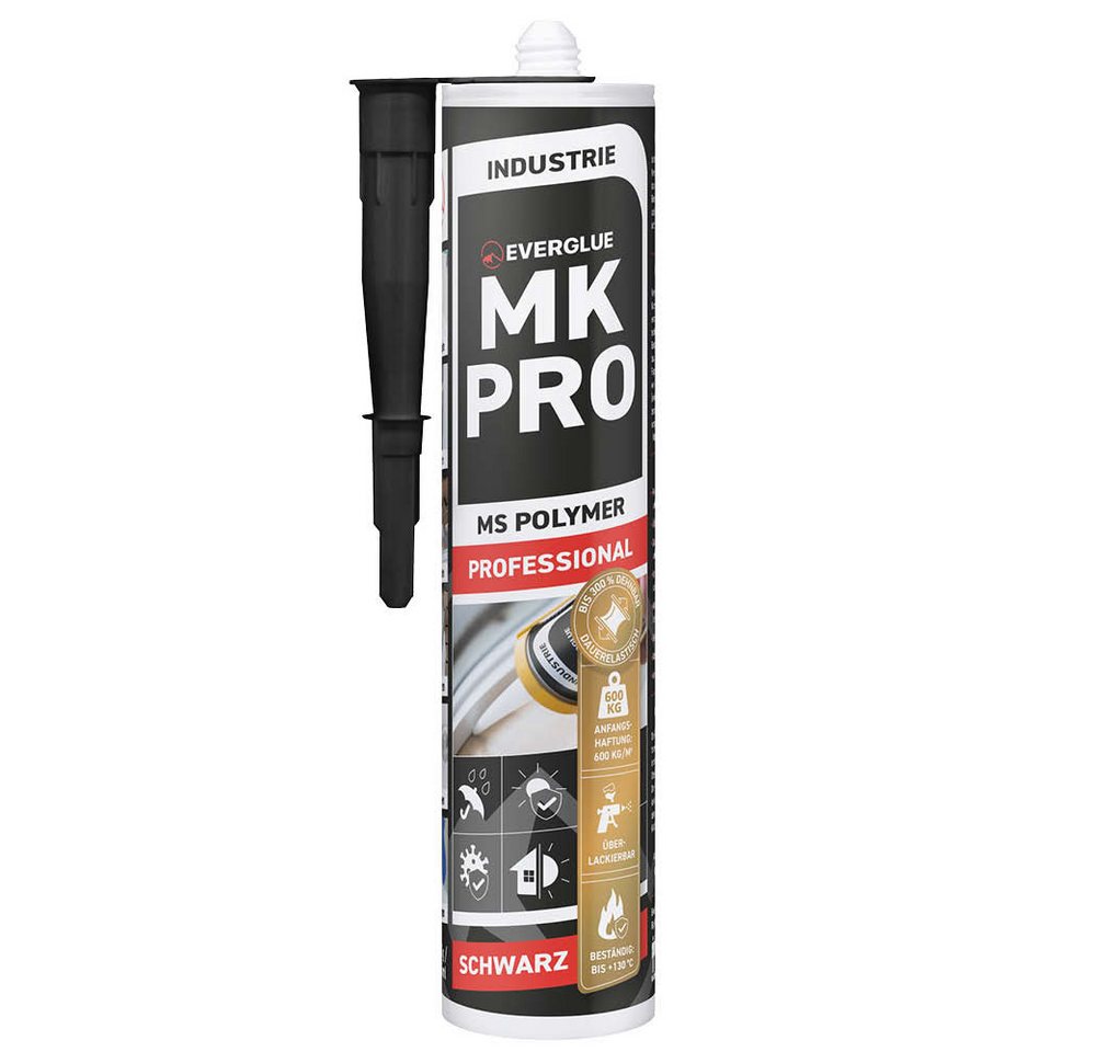 Everglue Dichtstoff Everglue MK Pro 1K MS Polymer Klebstoff Dichtstoff UVbeständig schwarz Everglue Dichtstoff Everglue MK Pro 1K MS Polymer Klebstoff Dichtstoff UVbeständig schwarz von Everglue