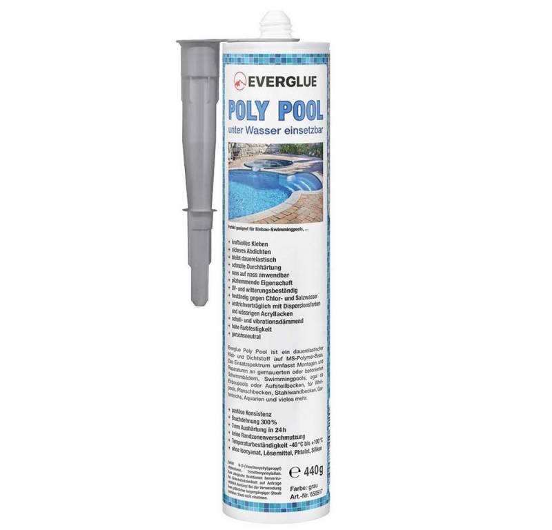 Everglue Montagekleber Everglue Poly Pool 1K MS Polymer Poolkleber UV-beständig grau von Everglue