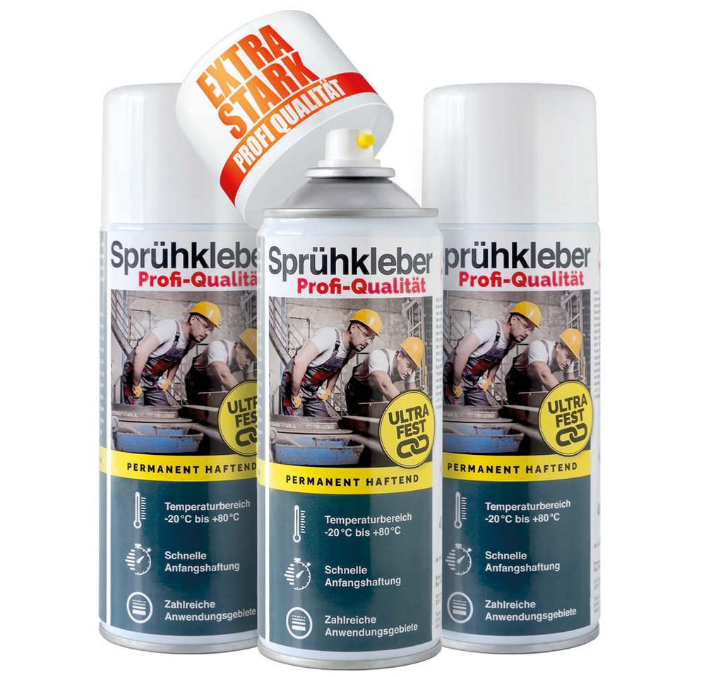 Everglue Sprühkleber 3x Big Difference Sprühkleber mit variablem Sprühkopf 400ml Everglue Sprühkleber 3x Big Difference Sprühkleber mit variablem Sprühkopf 400ml von Everglue