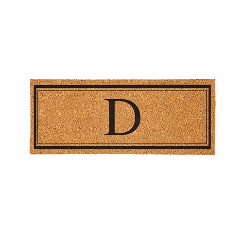 Evergreen Monogramm-Fußmatte, extra groß, Kokosfaser, 152,4 x 61 cm, Eingangsteppich, Willkommensmatte für Doppeltüren, Veranda, Terrasse, Einweihungsgeschenk, Buchstabe D Evergreen Monogramm-Fußmatte, extra groß, Kokosfaser, 152,4 x 61 cm, Eingangsteppich, Willkommensmatte für Doppeltüren, Veranda, Terrasse, Einweihungsgeschenk, Buchstabe D von Evergreen Flag