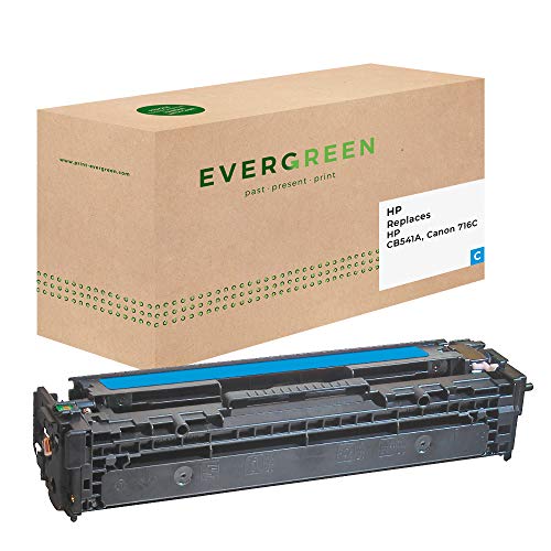 Evergreen CB541A, Canon 716C Remanufactured Toner 1er Pack von Evergreen