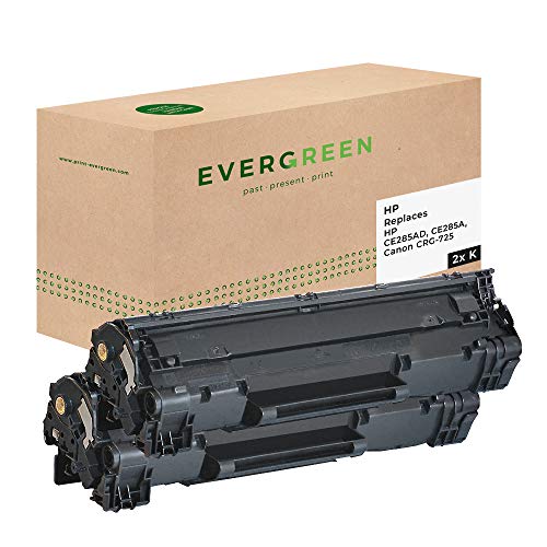 Evergreen CE285AD, CE285A, Canon CRG-725 Remanufactured Toner 1er Pack von Evergreen