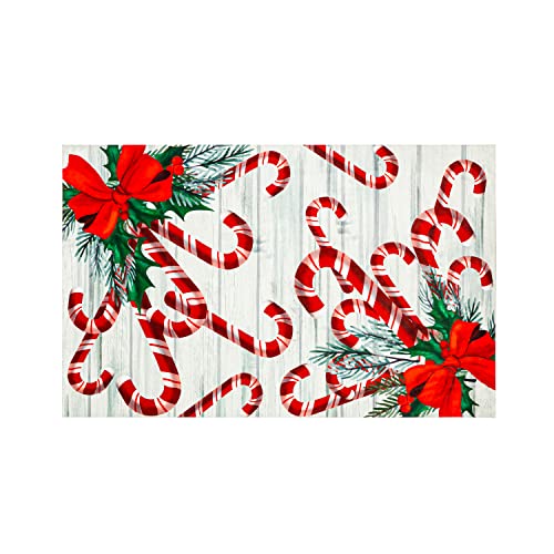 Evergreen Candy Canes Layering Mat 29,2 x 24,1 cm Innen- und Außendekoration von Evergreen