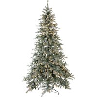 Evergreen Weihnachtsbaum Fichte Frost grün PVC H/D: ca. 180x116 cm von Evergreen