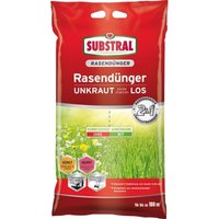 Evergreen - Substral Rasendünger mit Unkrautverdränger 9,1 kg 18 m² organisch Unkrauthemmung von Evergreen