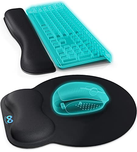 Wrist Rest with Ergonomic Mouse Pad - Memory Foam Desk Cushion for Carpal Tunnel by Everlasting Comfort von Everlasting Comfort