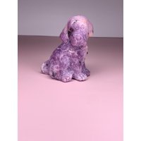 Glimmer Hund, Lepidolith Kristall, Pink Turmalin Geist Tier Kristalle, Kristalle von EverlastingCrystals1