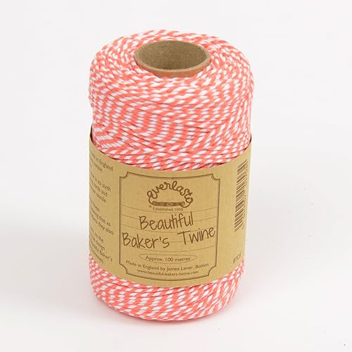 EVERLASTO Baker Twine Original-Spulen, 100 m, Erdbeere, 2mm von Everlasto