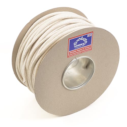EVERLASTO NO.3 ROT Wrapper SASH Cord, Baumwolle, Natur, 6.5mm x 50M, 10 EVERLASTO NO.3 ROT Wrapper SASH Cord, Baumwolle, Natur, 6.5mm x 50M, 10 von Everlasto