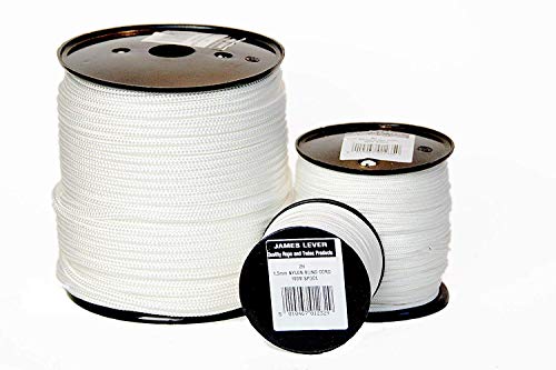 EVERLASTO Nylonschnur, 2,5 mm x 50 m, Weiß von Everlasto