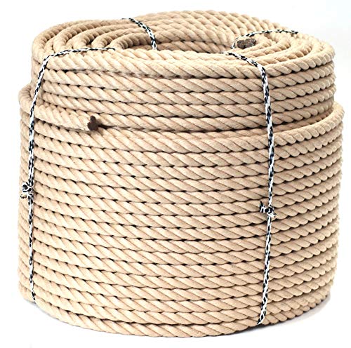Everlasto 20 mm synthetisches Polyhanf-/Hanfseil, verschiedene Längen (20 mm x 30 m) von Everlasto
