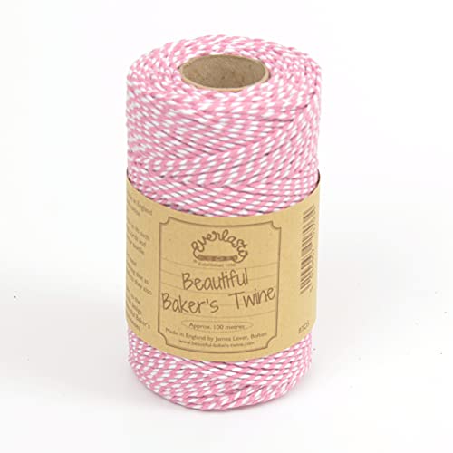 EVERLASTO Baker Twine Original-Spulen, 100 m, Rose pink, 2mm von Everlasto